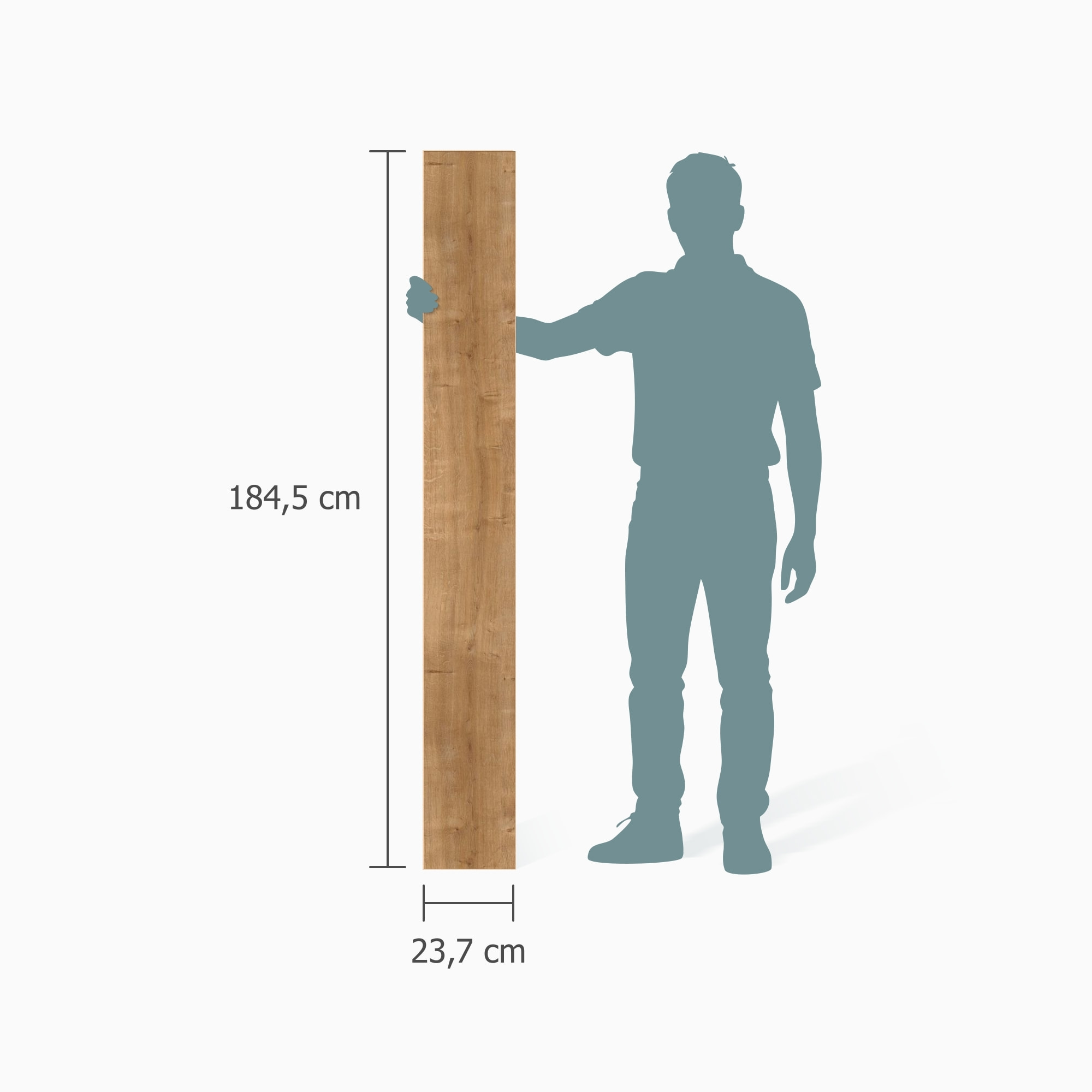 Größenverhältnis - wineo HDF Klick-Bioboden PURLINE wineo 1200 wood XXL Hello Martha Größenverhältnis - wineo MLP076R