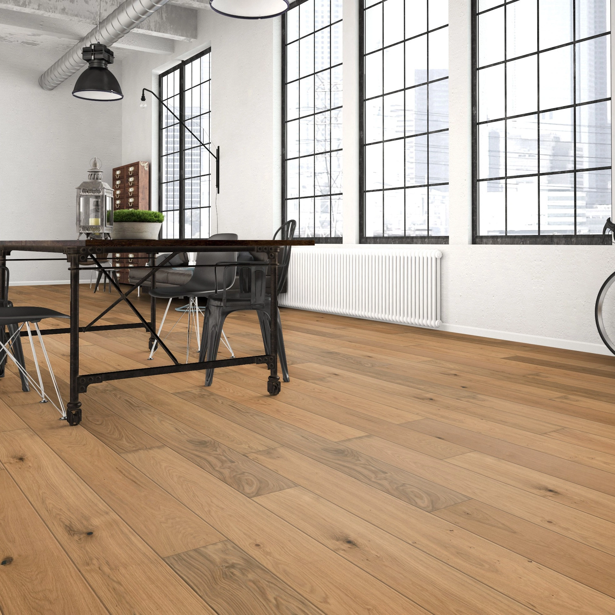 Milieubild Wohnzimmer im industriellen Stil - Bennett & Jones Parkett Britain's Finest Oak No.11 Salisbury Milieubild Wohnzimmer im industriellen Stil - Bennett & Jones 1148011910