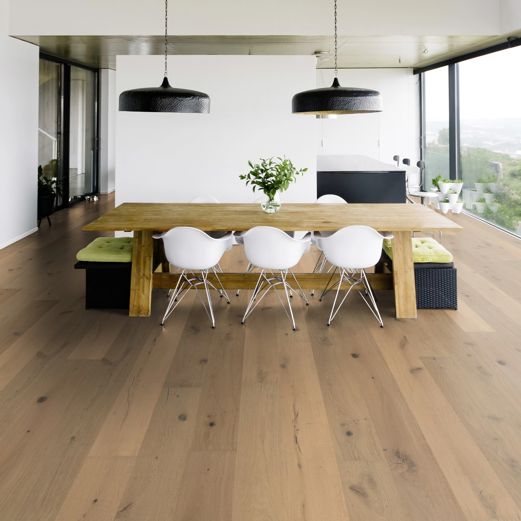 Bennett & Jones Parkett Shire Landscapes Oak No.31 Galloway 207 Tradition Gebürstete Struktur Natur-Geölt Weiß Bennett & Jones Parkett Shire Landscapes Oak No.31 Galloway 207 Tradition Gebürstete Struktur Natur-Geölt Weiß