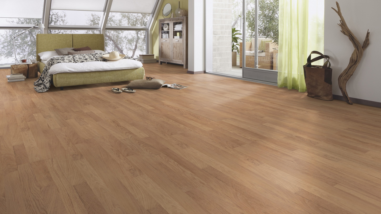 Milieubild Schlafzimmer im modernen Dachgeschoss - MEISTER 600012-1288198-06067