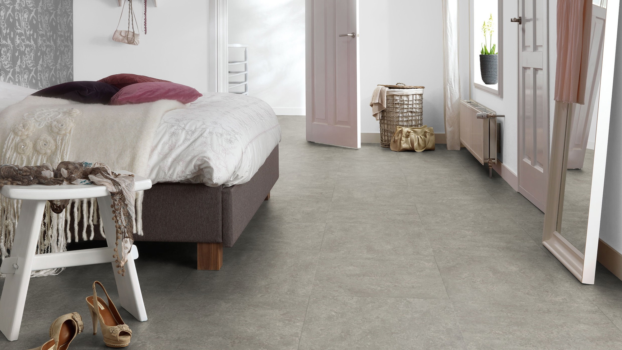 Forbo Flooring Linoleum Marmoleum Modular Neutral Serene Grey t3146 Forbo Flooring Linoleum Marmoleum Modular Neutral Serene Grey t3146