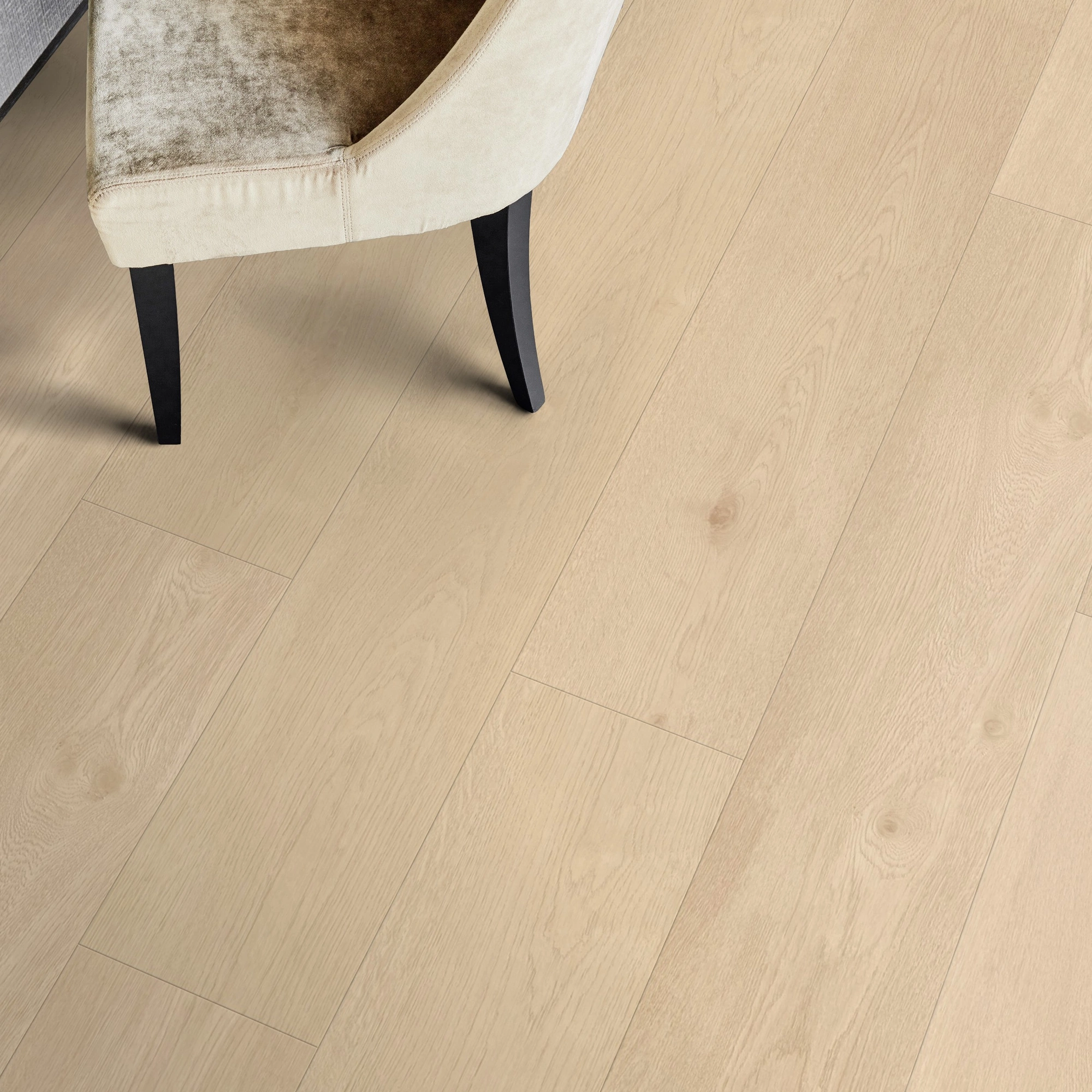 Milieubild Esszimmer - Draufsicht - Tarkett Rigid Klick-Vinyl iD Click Ultimate 55 NATURALS Chatillon Oak Natural Milieubild Esszimmer - Draufsicht - Tarkett 260023005