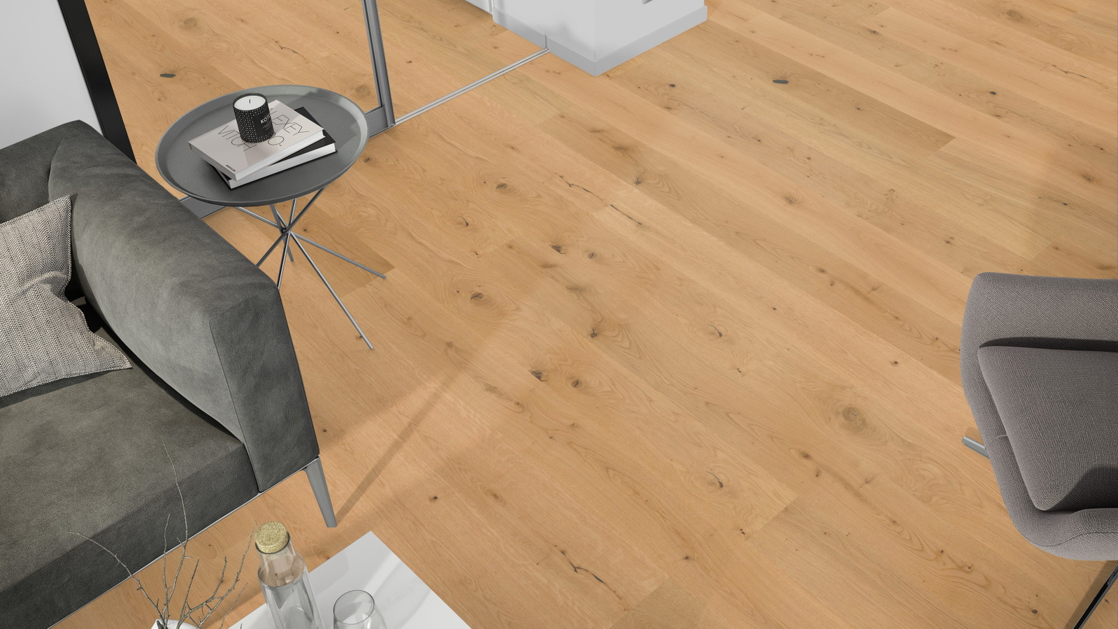 Admonter Parkett FLOORs Eiche rustic Gebürstete Struktur Natur-Geölt