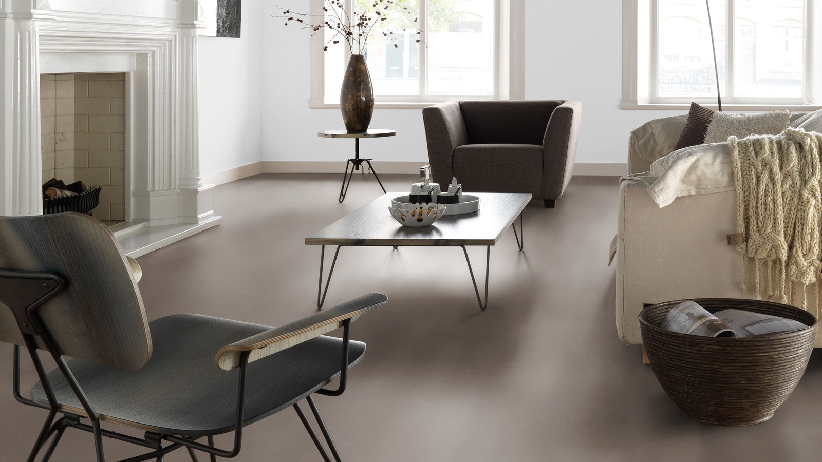Forbo Flooring Linoleum Marmoleum Click Delta Lace 633568