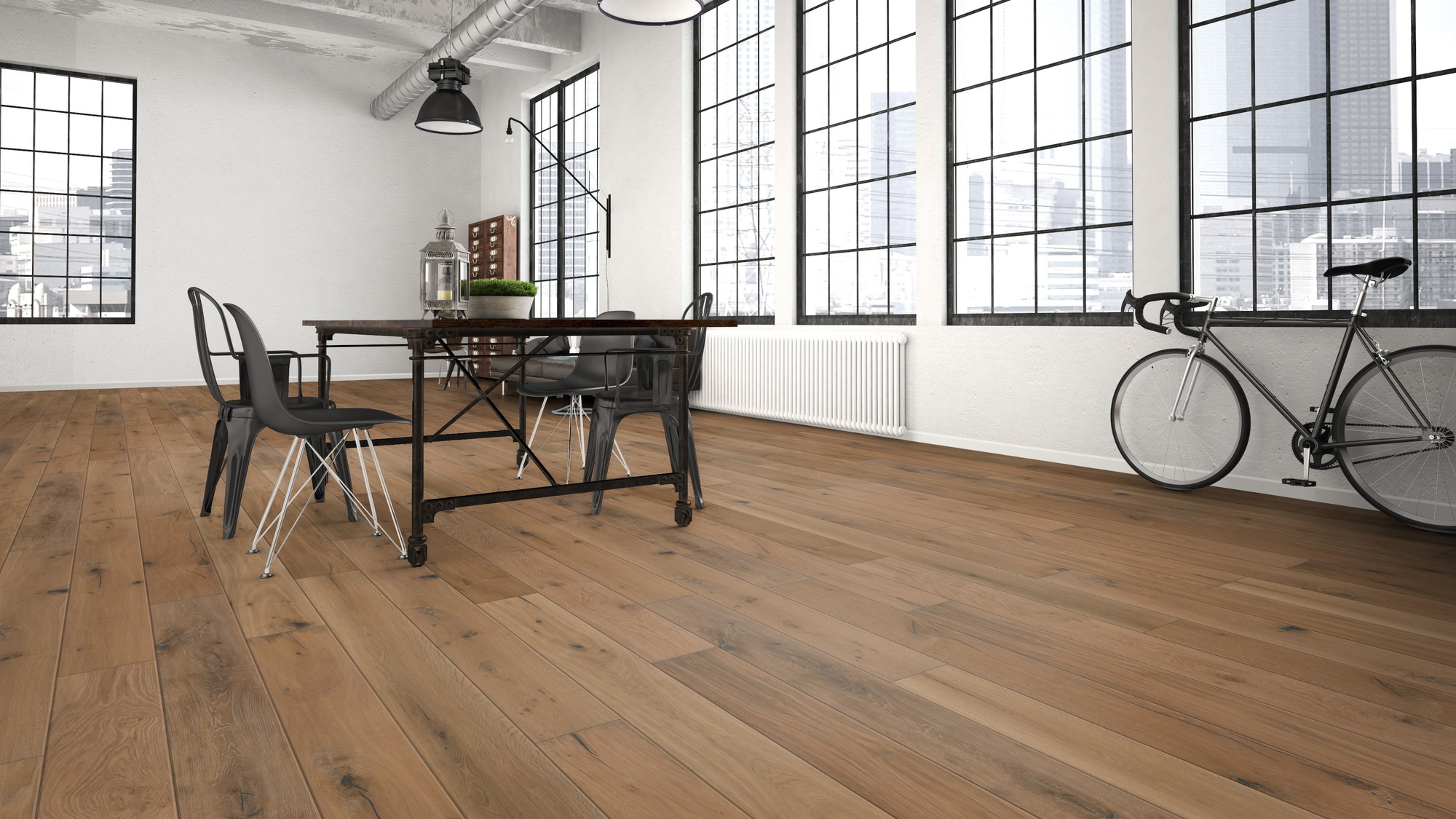 Milieubild Wohnzimmer im industriellen Stil - Bennett & Jones Parkett Britain's Finest Oak No.10 Armstrong Milieubild Wohnzimmer im industriellen Stil - Bennett & Jones 1148011909