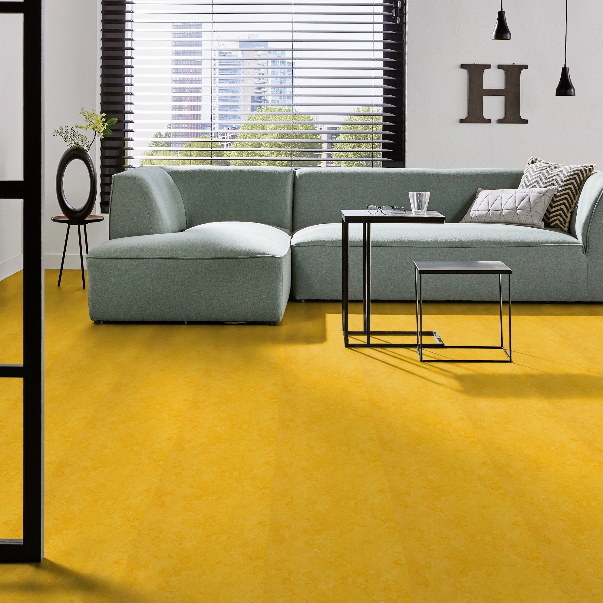 Forbo Flooring Linoleum Marmoleum Click Lemon Zest 333251 Forbo Flooring Linoleum Marmoleum Click Lemon Zest 333251