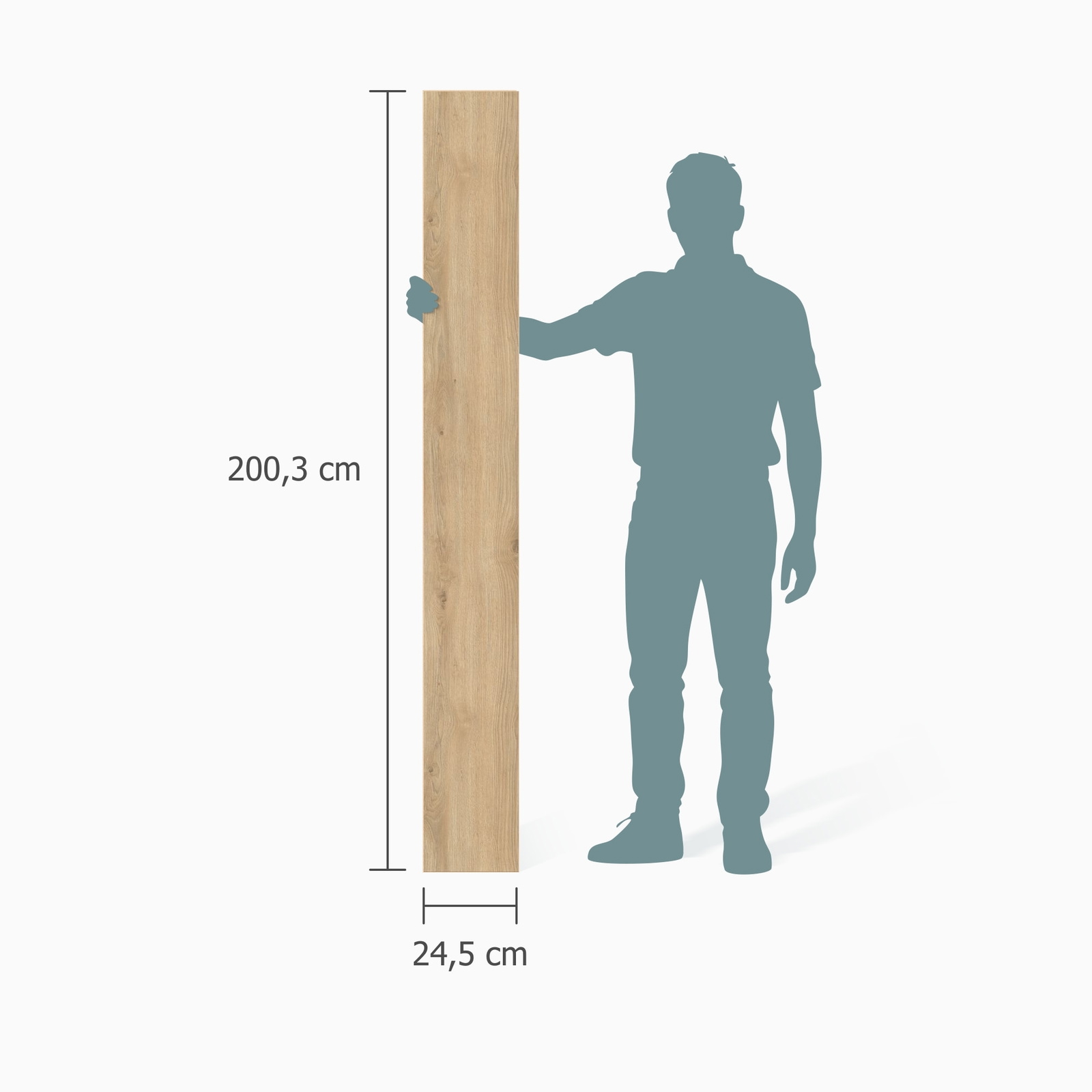 ter Hürne HDF Klick-Designboden Dureco Silent Grand Edition Eiche Corsica 276 Gebürstete Struktur