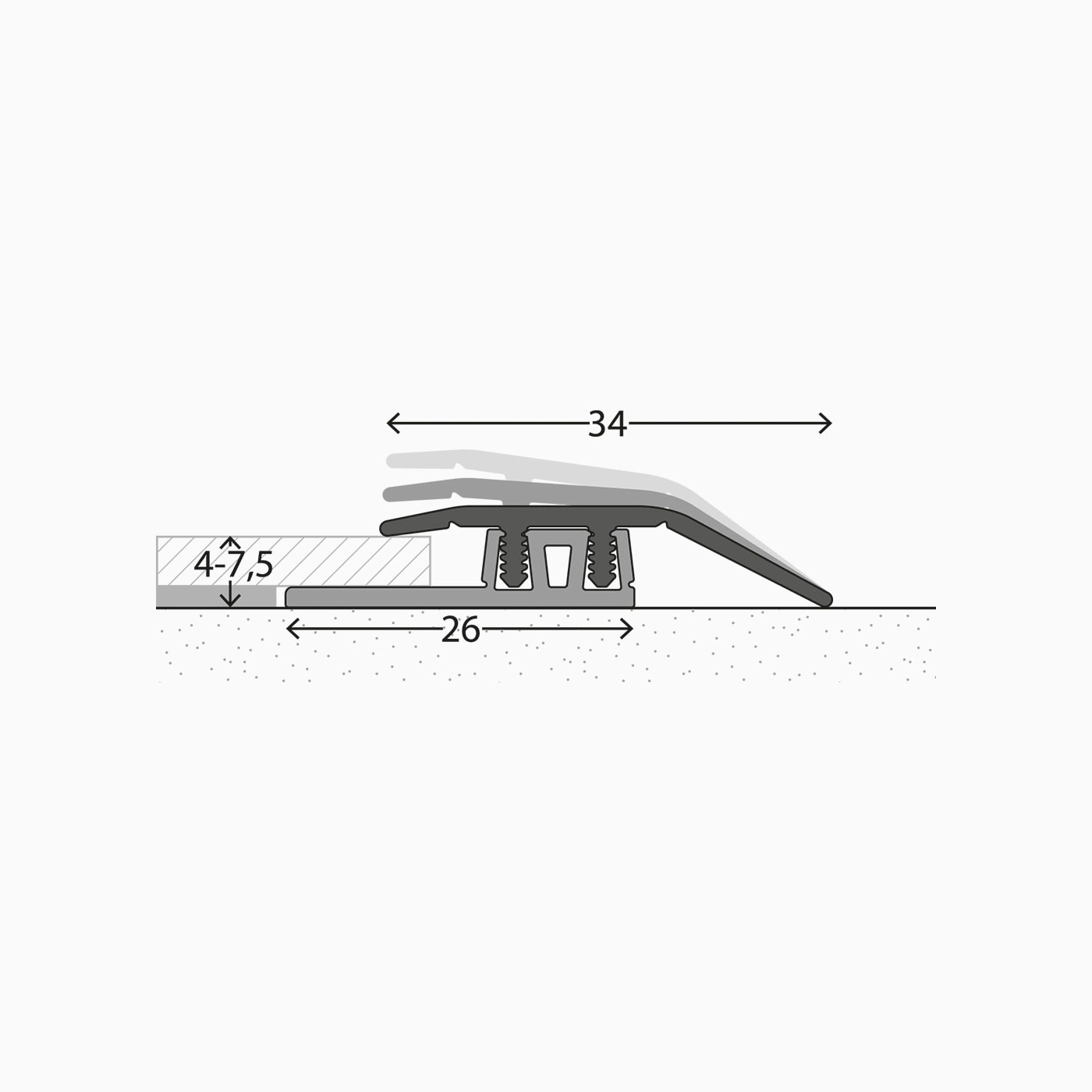 Prinz PROFI-DESIGN Anpassungsprofil Nr. 323 100cm Prinz PROFI-DESIGN Anpassungsprofil Nr. 323 100cm