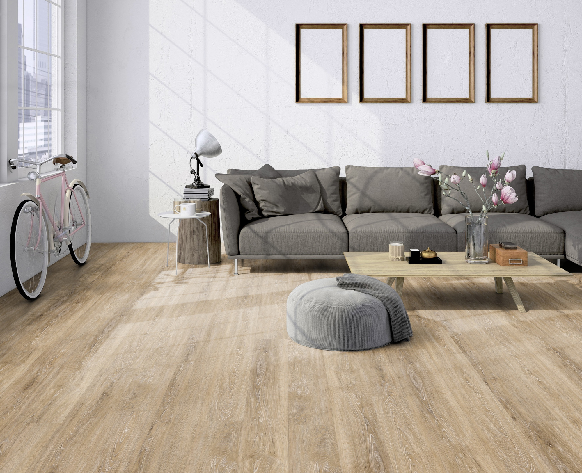 Milieubild Helles Wohnzimmer im Standwohnung - Friends by ter Hürne Klebe-Vinyl Eiche Vincent Milieubild Helles Wohnzimmer im Standwohnung - Friends by ter Hürne 1188210002