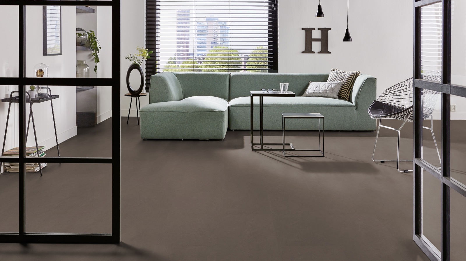 Forbo Flooring Linoleum Marmoleum Click Delta Lace 633568