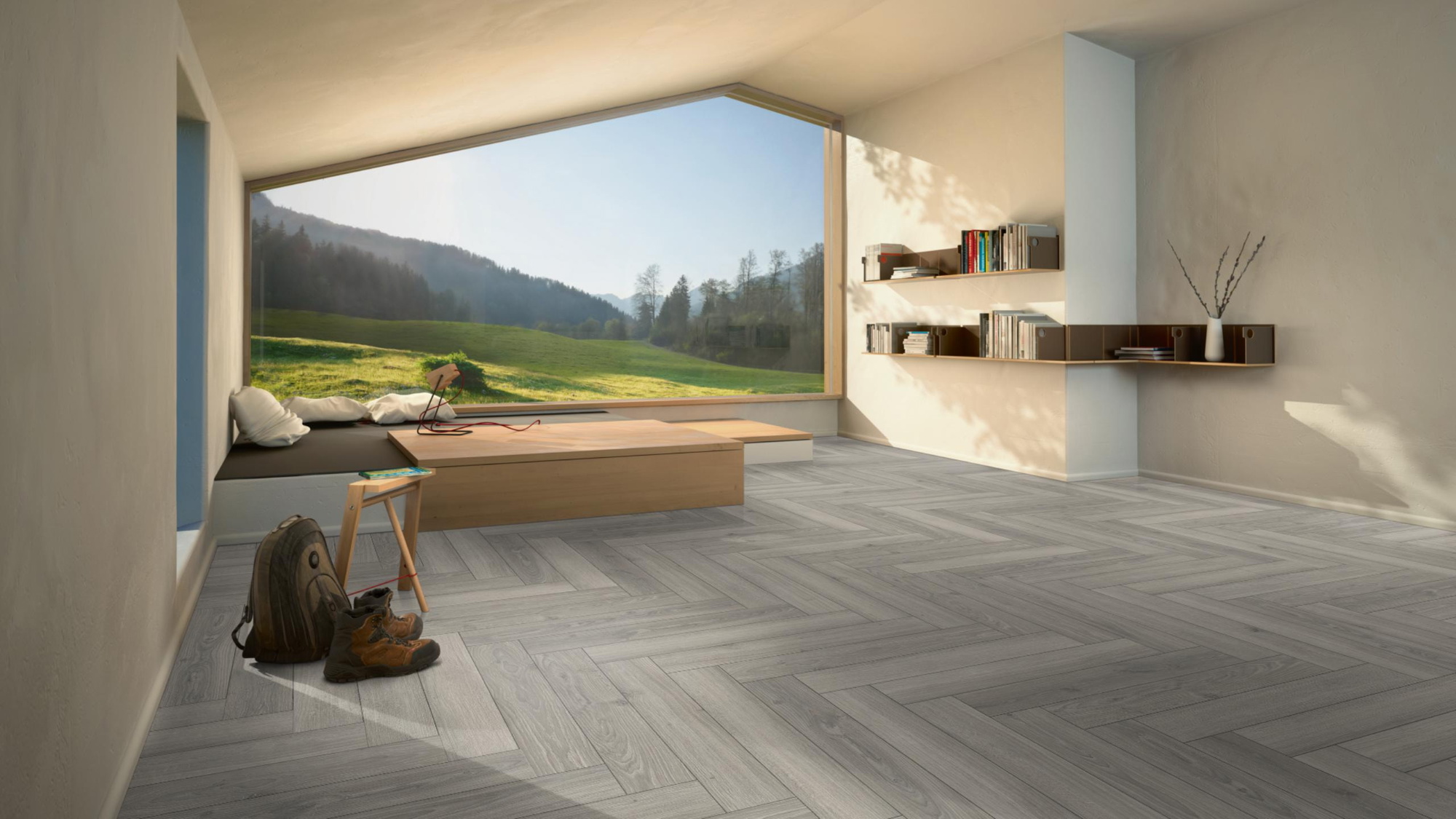 Parador Laminat Trendtime 3 Eiche Studioline lichtgrau Naturmattstruktur mit Synchronstruktur Parador Laminat Trendtime 3 Eiche Studioline lichtgrau Naturmattstruktur mit Synchronstruktur