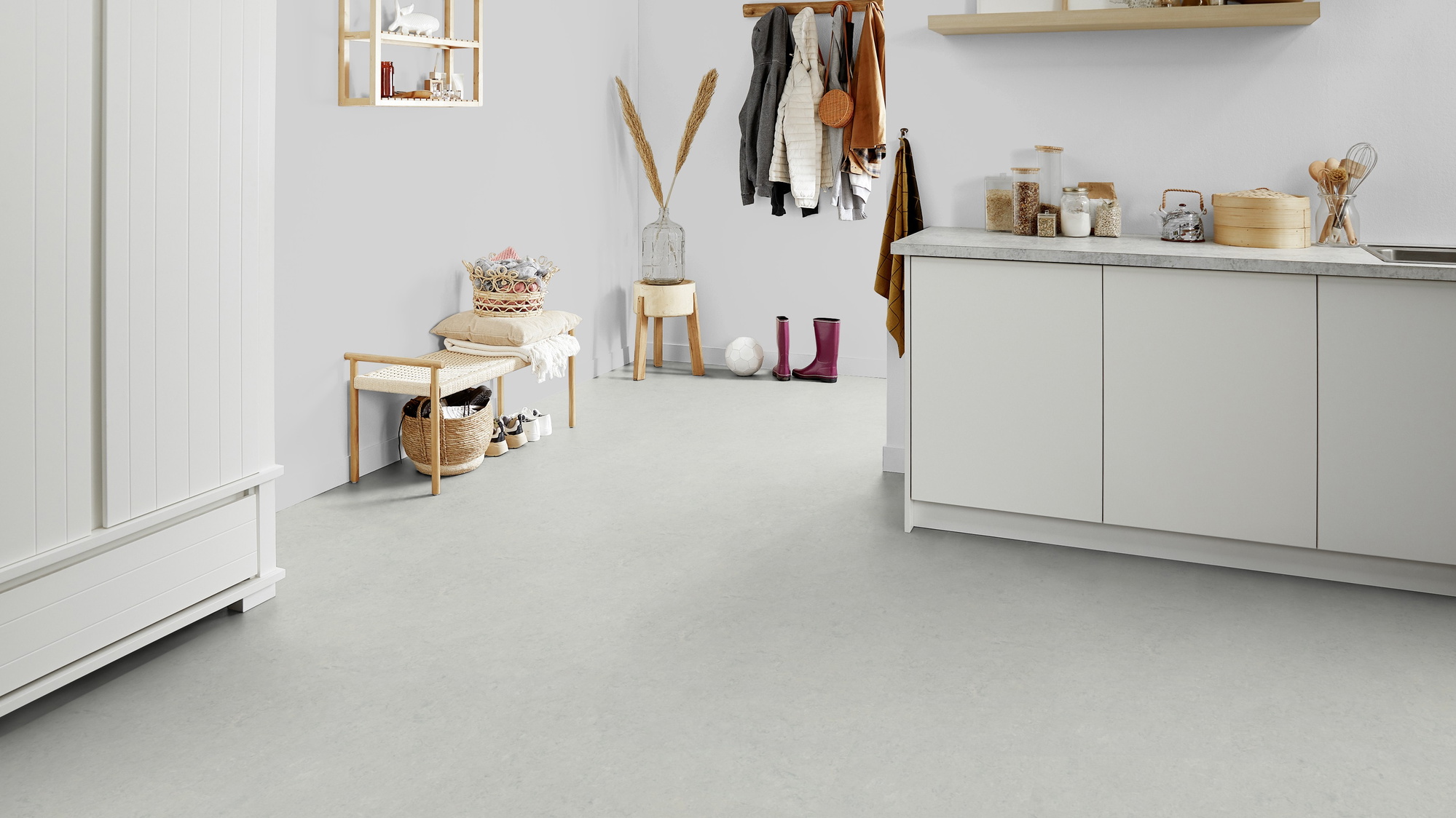 Forbo Flooring Linoleum Marmoleum Click Silver Shadow 633860