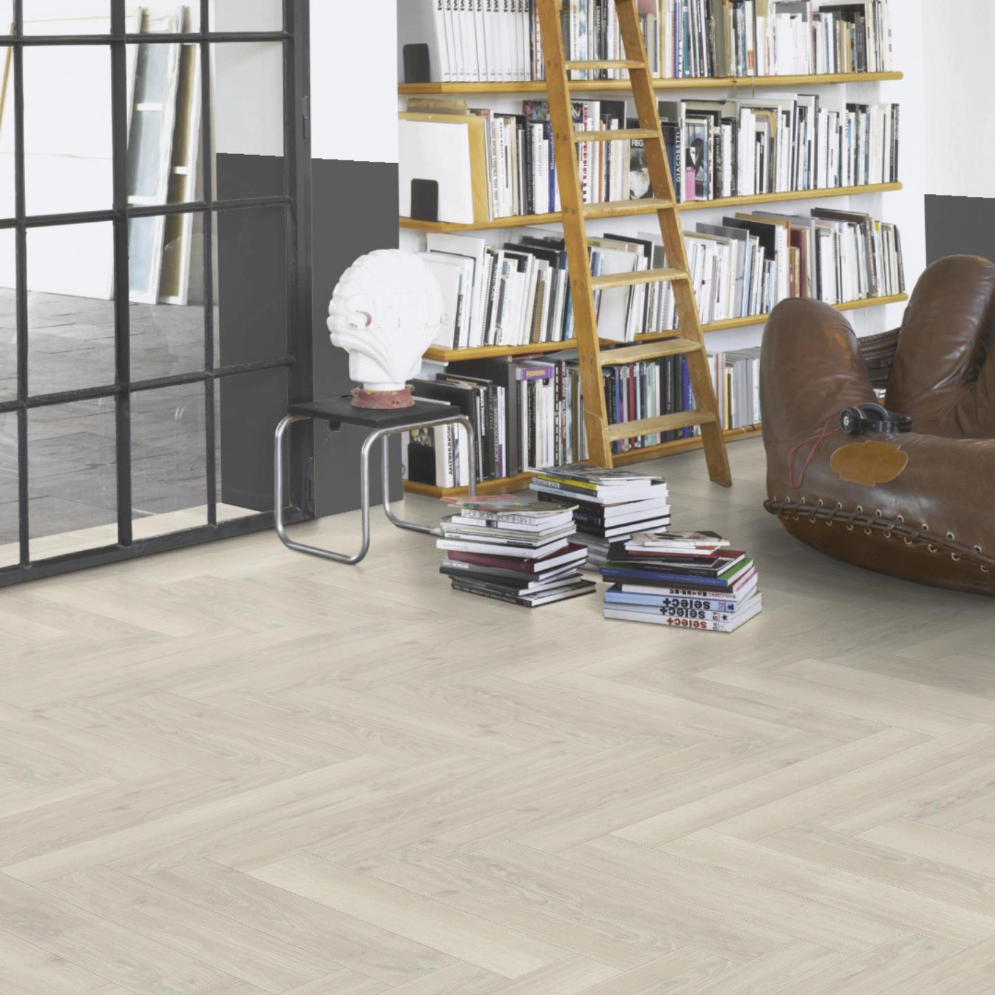 Parador Laminat Trendtime 3 Eiche Skyline weiß Naturmattstruktur mit Synchronstruktur Parador Laminat Trendtime 3 Eiche Skyline weiß Naturmattstruktur mit Synchronstruktur