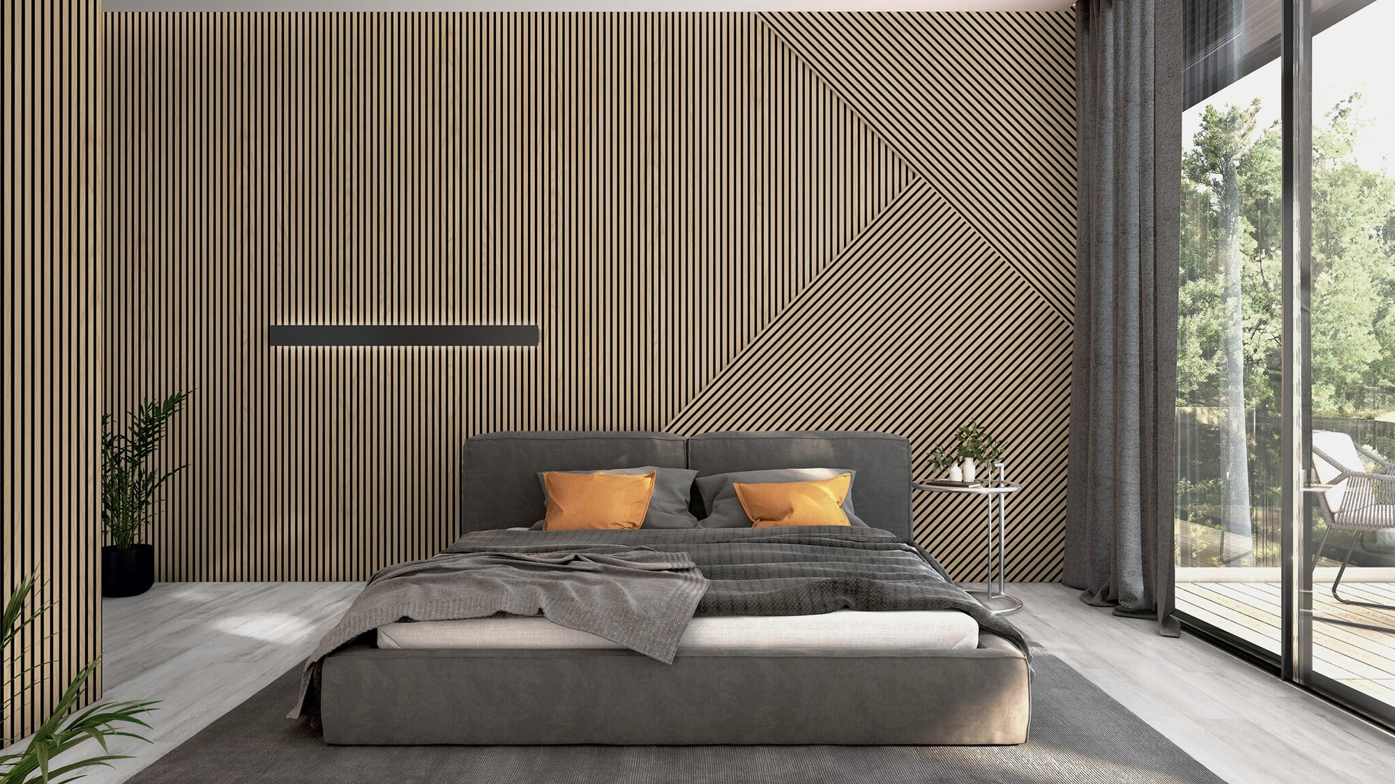 ter Hürne Akustikpaneel SilentDesign 1-Side Collection Eiche Tiber Natur-Geölt 3.000mm