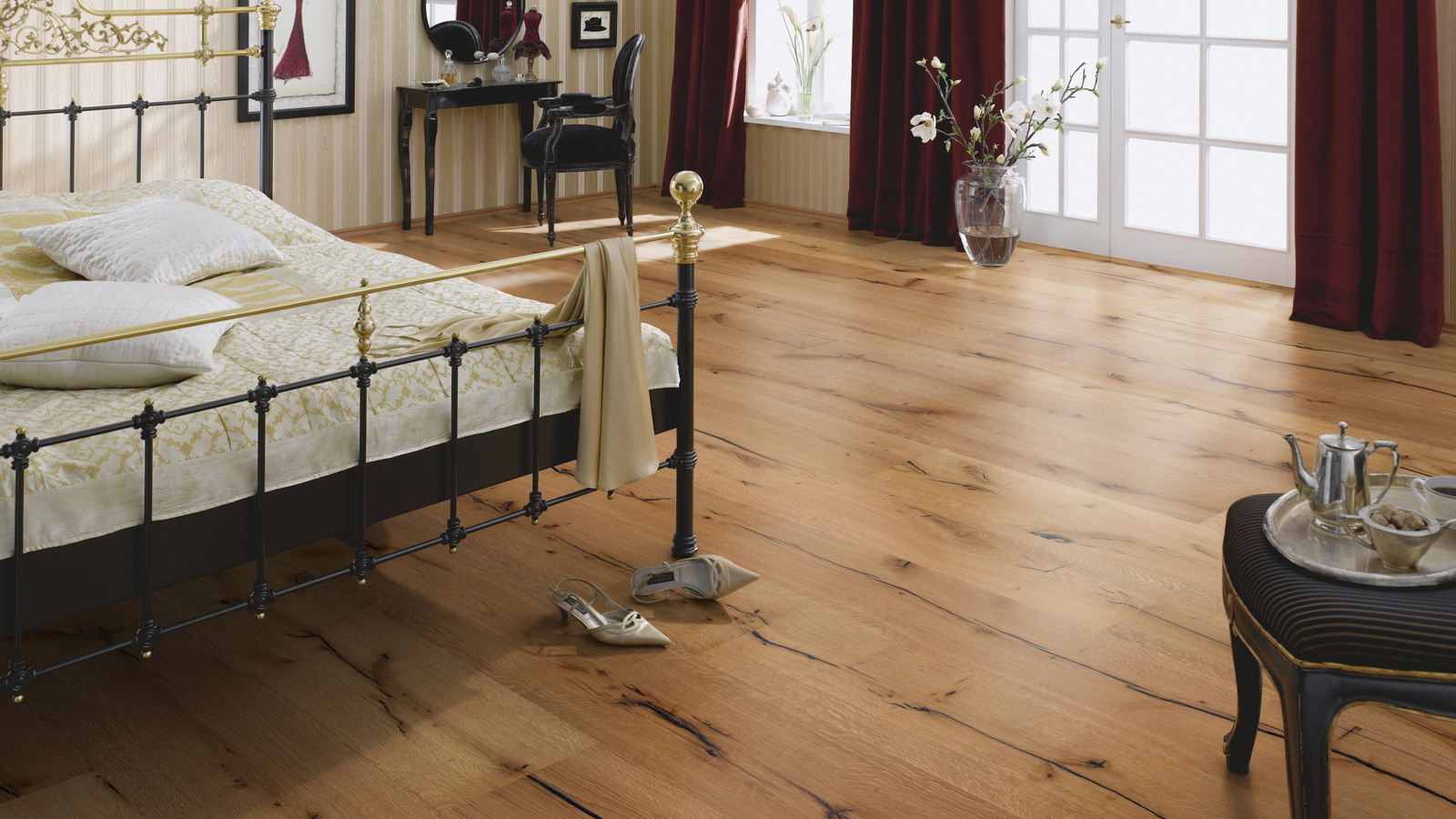 Bennett & Jones Parkett Grand Houses Oak No.35 Arundel 242 Intense Gebürstete Struktur Natur-Geölt
