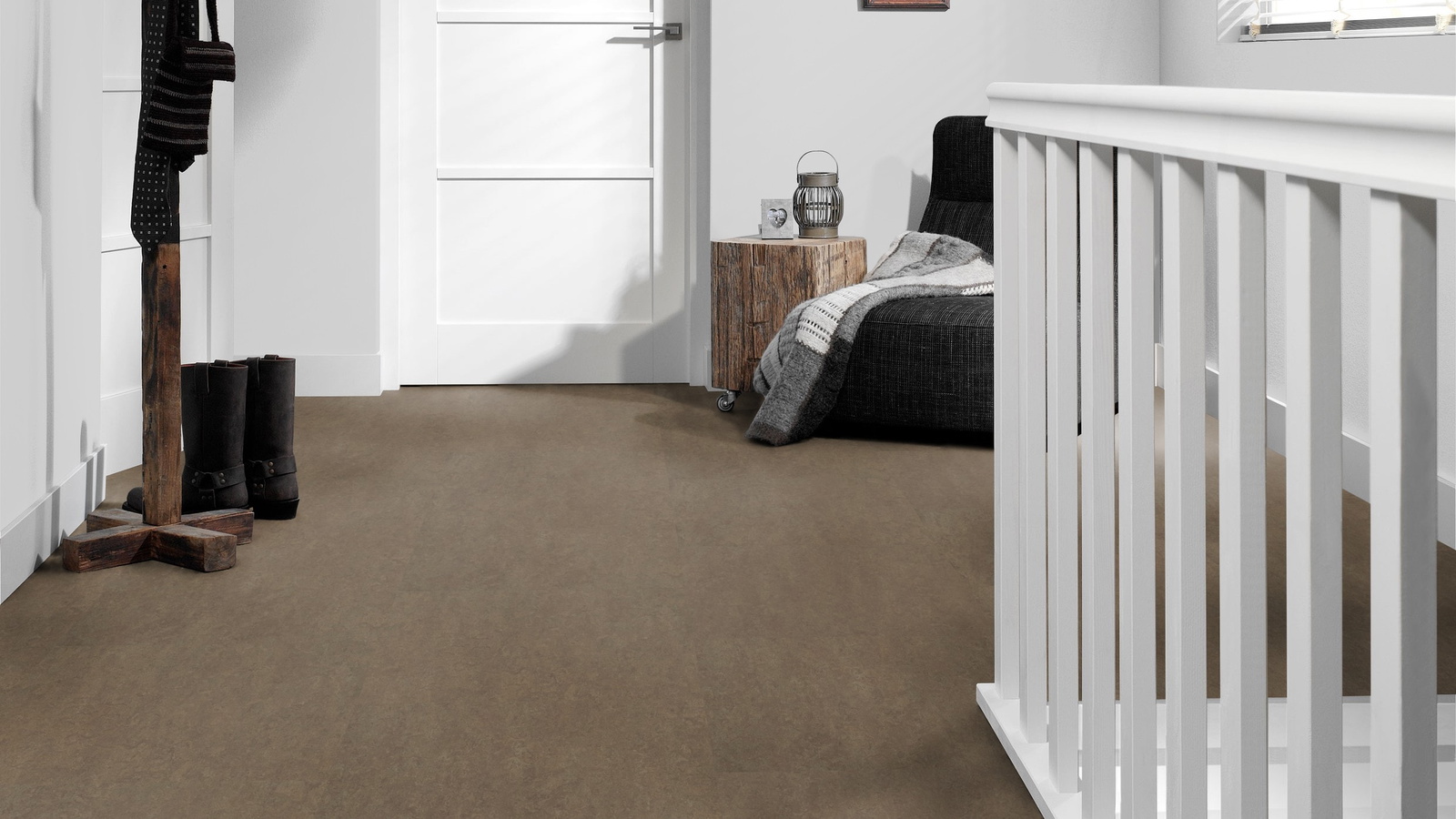 Milieubild Flur mit Treppenlauf - Forbo Flooring 255285