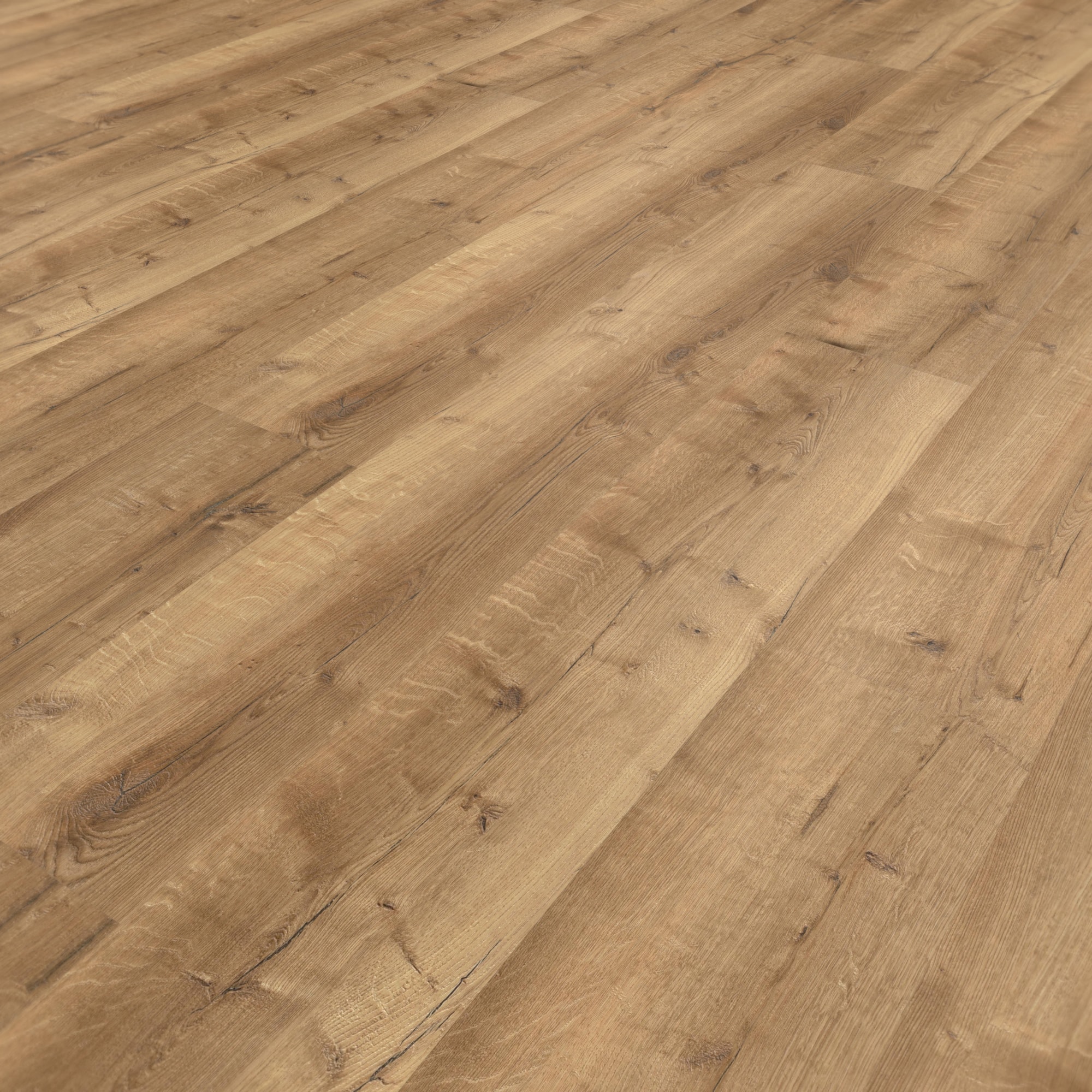 Perspektivische Ansicht - wineo Rigid Klick-Vinyl wineo 400 wood XL Comfort Oak Mellow Perspektivische Ansicht - wineo RLC129WXL
