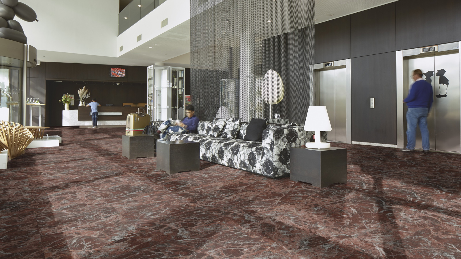 Milieubild Hotellobby mit Rezeption - Forbo Flooring 243647