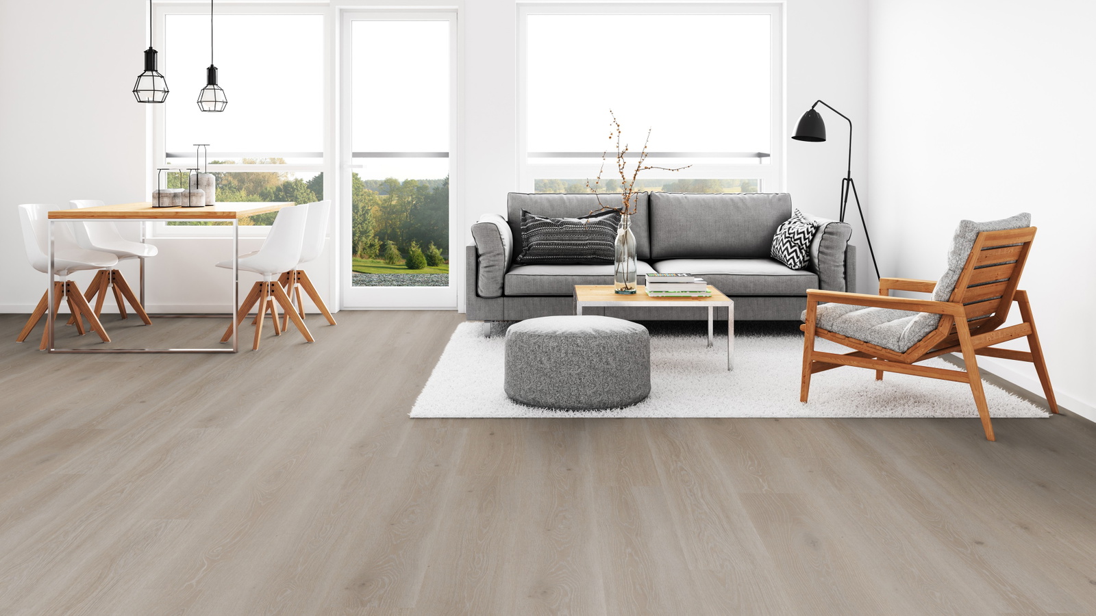 Milieubild Wohnzimmer mit Esszimmer - Tarkett 260055008