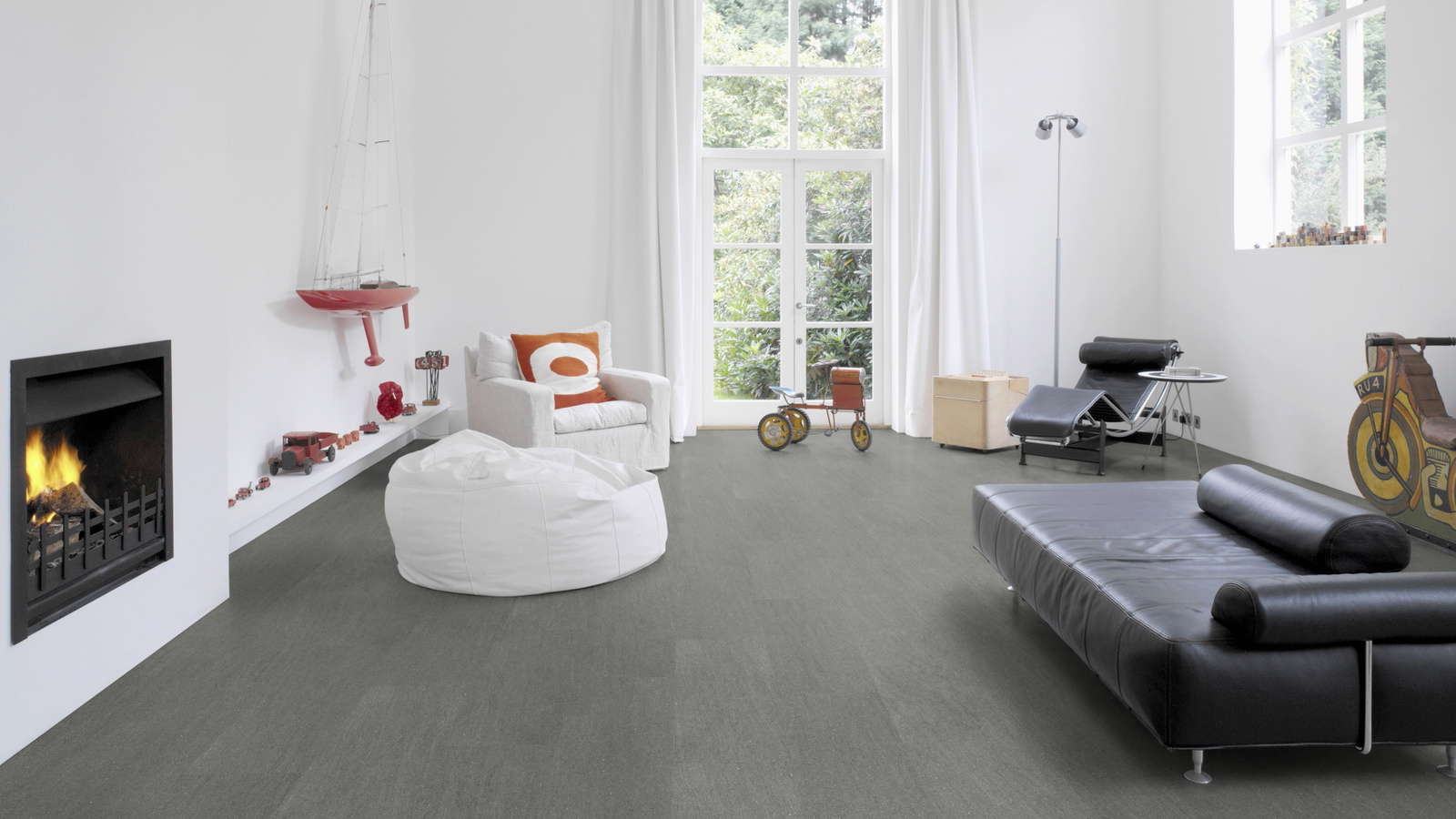 Milieubild Altbau-Wohnzimmer mit Kamin - Wicanders Wise 80003899