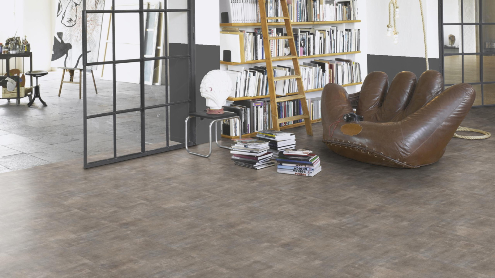 Milieubild Modernes Wohnzimmer mit Atelier - Parador 1750855